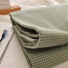 老粗布床单加厚纯棉单件100全棉四季清新耐用床单枕套三件套