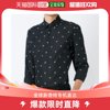 香港直发neilbarrett男士，黑色波点长袖，衬衫pbcm331-a000s-524