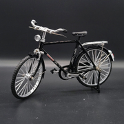 1/12兵人场景配件二八大杠自行车6寸7寸人偶手办模型老式复古单车