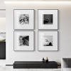 黑白摄影人物组合装饰画，小众艺术样板房，工作室卧室书房咖啡厅壁画