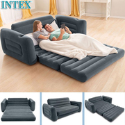 INTEX懒人沙发双人充气沙发床单人带靠背充气床加大充气垫床加厚