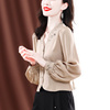 杭州真丝衬衫女2022春季时尚洋气长袖重工刺绣显瘦桑蚕丝上衣