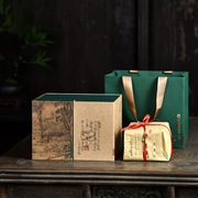 春茶绿茶明前龙井半斤方包茶叶，空礼盒狮峰龙井，大佛龙井茶盒可定制