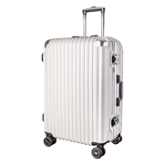 新AMBASSADOR大使箱包万向轮铝框拉杆箱pc登机箱20寸25寸镜面行李