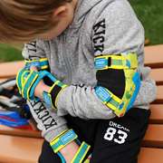 米高轮滑护具儿童全套滑板溜冰鞋自行车平衡车护膝护掌护肘六件套