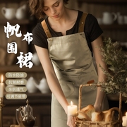 围裙防水防油餐饮专用厨房家用烘焙男士工作服新款做饭简约女耐磨