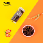 TOMIZ富泽商店草莓干100g罐装水果干坚果蜜饯烘焙材料办公室零食