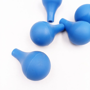 极速蓝色吸水球实验室化学，玻璃刻度滴管，移液管橡胶吸球加厚乳胶帽