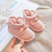 英国next road女宝宝鞋子冬季婴幼儿学步女童加绒加厚儿童雪地靴