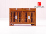 恒宜刺猬紫檀餐边柜，实木家具现代简约红木，鞋柜新中式花梨木储物柜