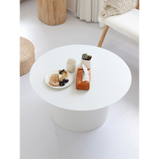 北欧现代不锈钢组合落地茶几桌高低个性设计圆形茶几不锈钢边几桌