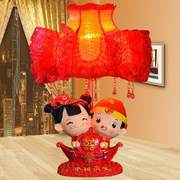 小顺子结婚礼物台灯婚房卧室浪漫温馨婚庆欧式床头灯装饰长明灯。