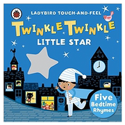 Twinkle Twinkle Little Star Ladybird Touch一闪一闪亮晶晶 英文原版图书籍正版 儿童触摸书 睡前五首童谣 纸板书