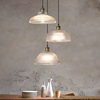 北欧复古玻璃餐厅吊灯创意，工业风厨房，吧台客厅商业工装咖啡厅灯具