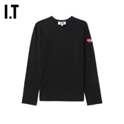 IT CDG PLAY COMME des GARCONS川久保玲女装长袖T恤简约休闲内搭