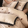 法式复古风数码印花丝滑被套春夏季凉感床单天丝棉四件套床上用品