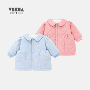 女童棉服冬装儿童棉衣宝宝，加棉加厚保暖洋气，外套86752