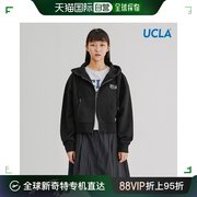 韩国直邮ucla皮衣男女共用基本卫衣拉链，夹克(uz9gd81)