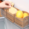 日本可水洗牛皮纸袋食品级防水防油冰箱收纳加厚大号水果蔬菜袋子