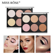 MISS ROSE 6色高光立体V脸提亮肤色修饰轮廓侧影 易上色 防水彩妆