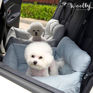 汽车狗狗专用坐垫安全宠物，车载副驾驶座椅，一窝两用狗窝车载垫窝笼