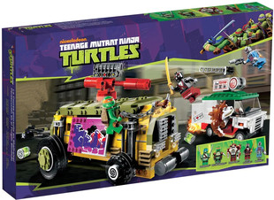 忍者神龟系列街头追逐战车79104儿童拼装积木玩具男孩子礼物10211