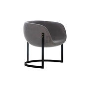 意式轻奢设计师家用布艺餐椅现代简约不锈钢酒店餐厅餐椅定制