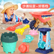 儿童沙滩玩具宝宝挖沙土套装小孩玩沙子铲子工具海边大号桶沙漏车