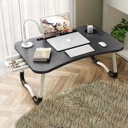 床上小桌子电脑桌，折叠竹床上餐桌懒人桌简易可折叠移动宿舍学习桌