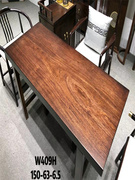 简约现代原木桌实木大板桌茶桌餐桌办公桌会议桌乌金木板