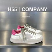h55女鞋美式甜心潮牌厚底，春夏百搭脏脏鞋做旧星星板鞋-67-032