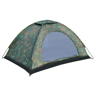 双人帐篷迷彩单人双人，户外野营旅行露营旅游防水防雨野外套装