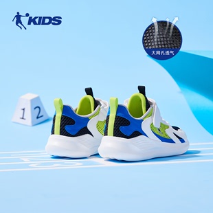 中国乔丹童鞋儿童跑步鞋2024夏季男童，鞋子运动鞋网面透气鞋子