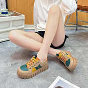 韩版四季经典款松糕鞋女时尚洋气女鞋增高耐磨舒适休闲女鞋外穿鞋