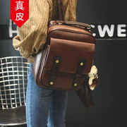 香港女包包复古英伦双肩，包女韩版百搭学生书包女旅行背包