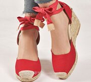 women wedge sandals ladies shoes big size 43大码女坡跟凉鞋