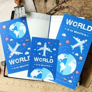 禾木手帐复古旅行者笔记本，tn彩色垫板刻度尺标准，随身护照版