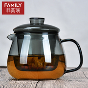 玻璃茶壶茶杯泡茶家用一套中式办公室，高硼硅加厚耐热茶水分离茶具