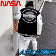 NASA联名美式秋冬季棒球服2023年加厚外套男女春秋款夹克