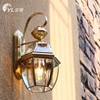全铜灯壁灯户外灯庭院灯欧式室外焊锡防水LED过道阳台走廊路灯