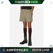 香港直邮潮奢 Umbro 男士 / 格子棕色浅褐色短裤