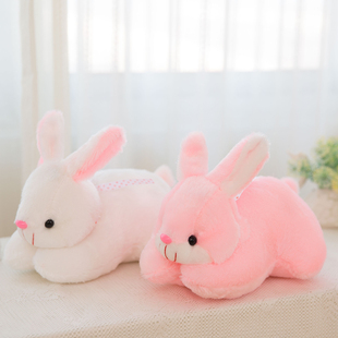 玉兔公仔趴趴兔车载布娃娃可爱小白兔子毛绒玩具儿童女生生日礼物