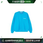 韩国直邮sunnei毛衣，迷你商标灰色套头衫，蓝色sn2pxf02ap-je2