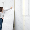 仿瓷砖自粘防水防潮墙贴电视背景墙壁纸铝塑板pvc墙板装饰自装