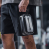 bdpowerup便携式PVC印花健身手提洗漱包透明防水旅行包