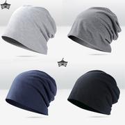 帽子男女韩版薄款套头帽女包，头帽保暖月子帽，冬季头巾睡帽化疗帽潮