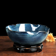 陶瓷睡碗莲荷花盆缸专用一叶，莲铜钱草水培，养鱼无孔创意特大号花盆