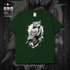 猫头鹰Owl动物插画创意休闲运动短袖T恤男女青年宽松上衣设 无界