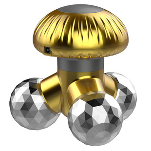蘑菇手无线充电式小型usb，电动迷你按摩器，三角震动按摩仪
