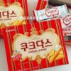 韩国进口crown克丽安奶油巧克力夹心饼干曲奇饼干点心128g